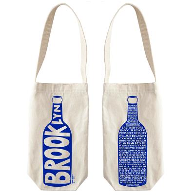 China Customized 100% Eco-friendly Cotton Canvas Red Wine Bags With Logo Reusable Bottle Packaging Bag With Handles for sale