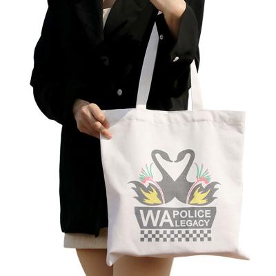 China Free Sample Hot Selling Eco Friendly Cotton Shopping Canvas Tote Bag With Custom Printed Logo for sale