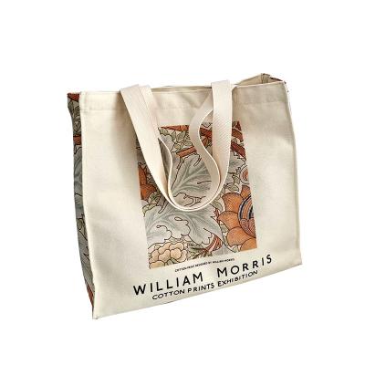 China Fashion British Museum Souvenir Canvas Art Bag Customize Various Canvas Bag Printing Promotional Patterns Gift Tourist Bags for sale