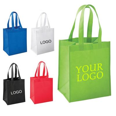 China Folding Nonwoven Reusable Shopping Bag Polypropylene Tote Laminated Bag for sale