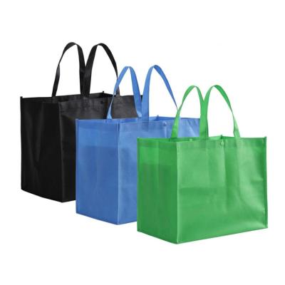 China Custom Logo Fabric Non Woven Shopping Bag Eco Friendly Reusable Portable Wholesale Folding Bags Non - Woven Shopping Bags for sale