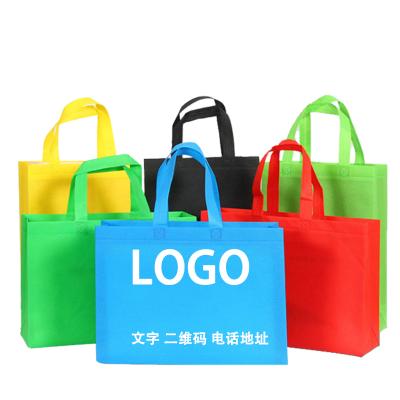 China Folding Bags Manufacturer Wholesale Promotional Cheap Custom Foldable Non Woven Shopping Recycle PP Non Woven Bag for sale