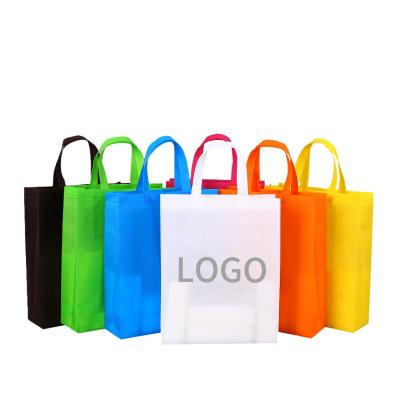 China Wholesale Folding Customized Colored Handled Non Woven Shopping Bags for sale