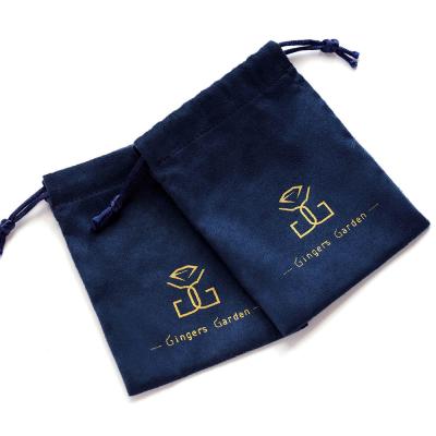 China Drawstring bag gift bags red velvet bag for jewelry flannel bags can be printed with logo wholesale in batches for sale