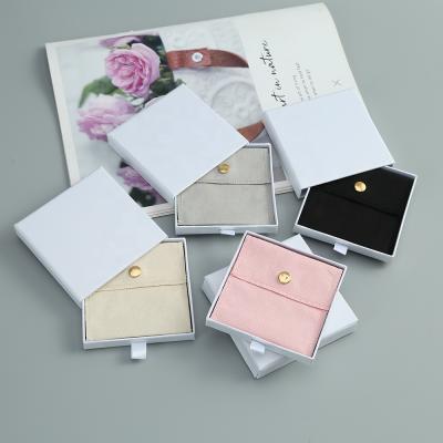 China And High Quality Luxury Custom Logo Printed Necklace Jewelry Box Paper Ring Packaging Gift Packaging Jewelry Box Sweet for sale