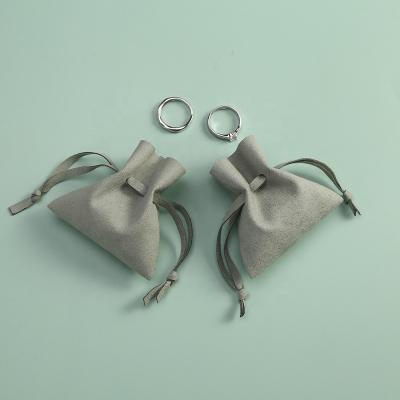 China Natural Factory Cheap Wholesale For Jewelry Jewelry Drawstring Bag Microfiber Packaging Bag for sale