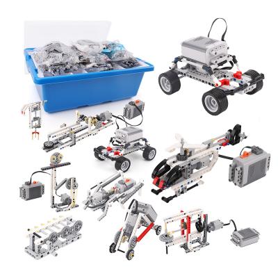 China Spike Electronic Toy MOC Parts Bulk Cross Axle Pin Conector Car Beam Gear Compatible With Building Bricks Block Technic Toys for sale