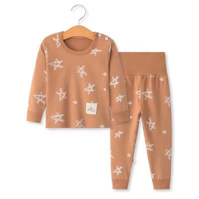 China Keep Warm Winter Thermal Underwear Kids Long Johns Baby Clothes Cotton Set for sale