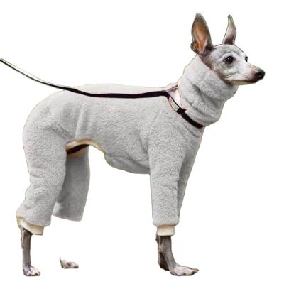 China Sustainable Design 4 Legs High Collar Dog Fleece Hot Fashion Fabric for sale