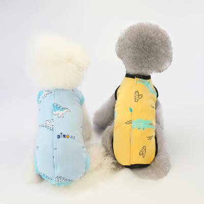 China Viable Wholesale Fashion Printed Dog Summer Cloth Vest for sale