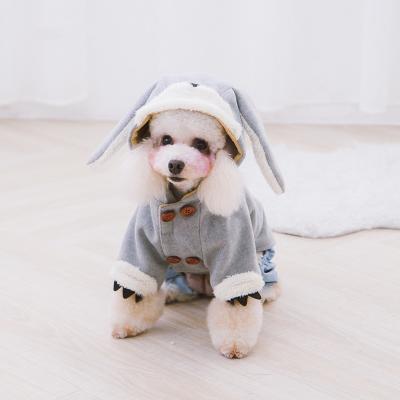 China New Design 2021 Viable Style Flannel Bunny Small Dog Fabric for sale