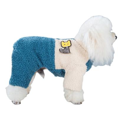 China Fashion Design Fleece 4 Legs Sustainable Leisure Suit For Small Dog for sale