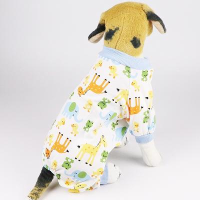 China Beautiful Viable 4 Legs Printed Big Dog Pajamas for sale