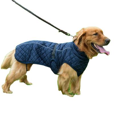 China 2022 Viable Fancy New Design Quilting Big Dog Winter Warm Belly Protected Clothes for sale