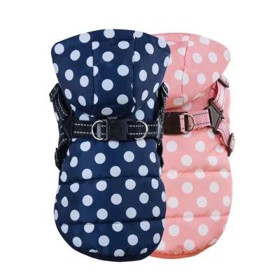 China Sustainable Fashion Camouflage Dog Padded Reflective Design Warm Vest for sale