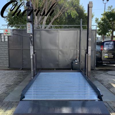 China New Design Hydraulic Garage Stacker 2 Post Car Parking Lift Crane Vehicle Parking System for sale