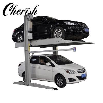 China High Quality Parking Car Storage Post Car Lift 2 Level Car Stacker Two Level Stacker for sale