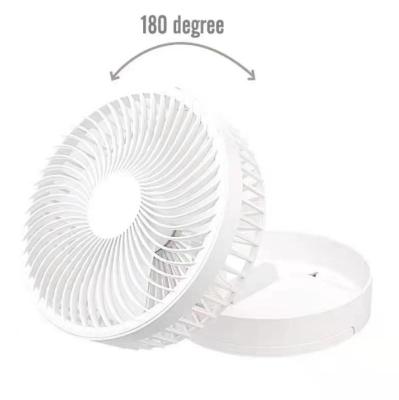 China Best selling 7500mah lithium battery mini fan folding round lift usb plug shrink mini fan for sale