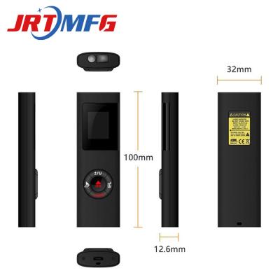 China Mini 2mm Area Accuracy Laser Distance Meter IP54 Rate Digital Measuring Instrument 30m USB Distance Meter By Feet Inch Measuring for sale