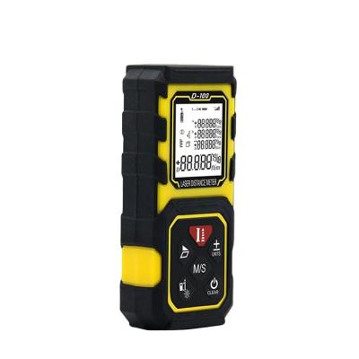 China JRTMFG Distance Black And Yellow New Design Laser Distance Meter Handheld Distance Measuring Deivces Outdoor 80m for sale