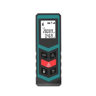 China 2022 New Fashion Latest Design Laser Tape Distance Meter Battery Powered Digital 30M Range Finder Laser Mute Function for sale