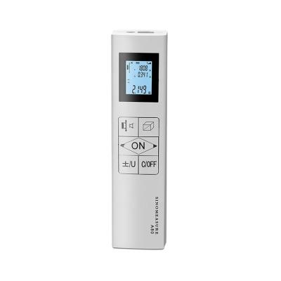 China White Dual Way 80m Digital Laser Distance Meter USB Bilateral Laser Distance Measurer White Laser Measuring Device For Accuracy 125*30*14mm for sale