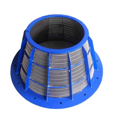 China Energy & Mining Stainless steel 304  wedge Screen Centrifugal Sieve Metal Mesh Basket for industry vibrating screen mine for sale