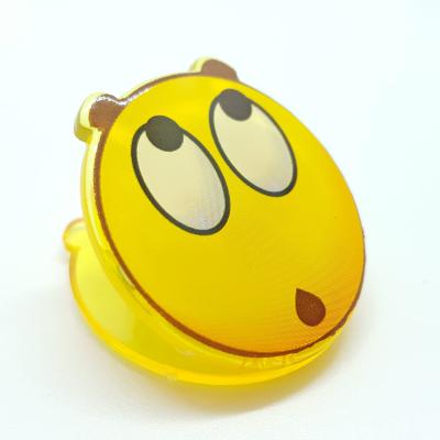 China 4pcs/set Office School Home Spring Clip Cartoon Clip Cute Hot Selling Cute Plastic Custom for sale