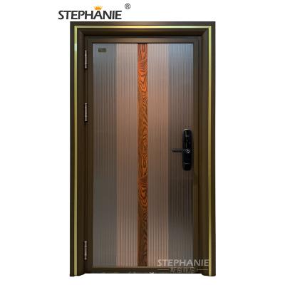 China Villa Swing Entrance Modern Front Steel Door Price for sale