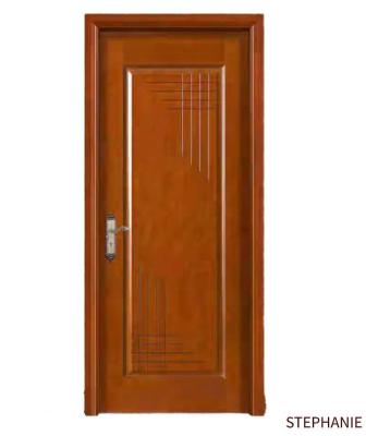 China New Design Fancy Bedroom Swing Wooden Door For Interior Door for sale