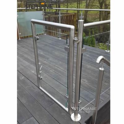 China stephanie stainless steel glass stair kits enclosure price AH601 for sale