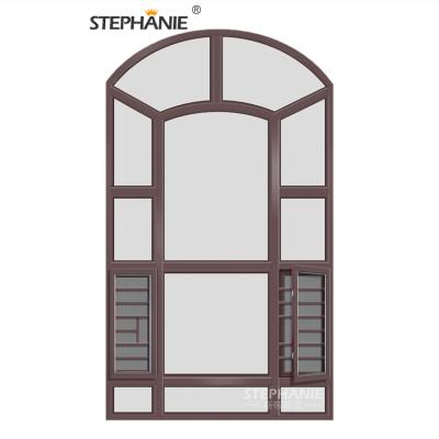 China Magnetic Professional Aluminum Alloy Window Casement Screen Design Burglar Proof Manufacturer for sale