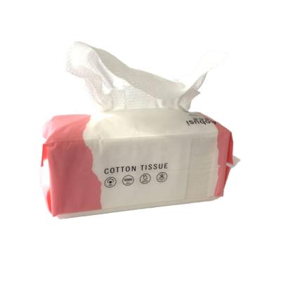 China Disposable Disposable Nonwoven Facial Tissue Makeup Wipes Cotton Pads Face Towel for sale