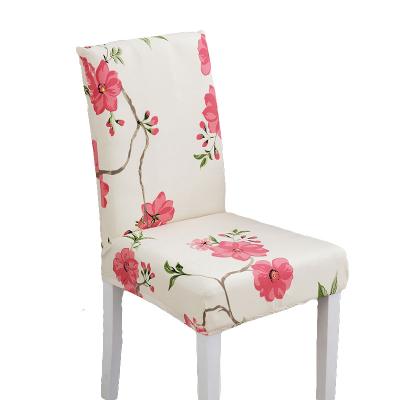 China Durable Printing Cheap Elastic Dining Decorative Chair Cover for sale