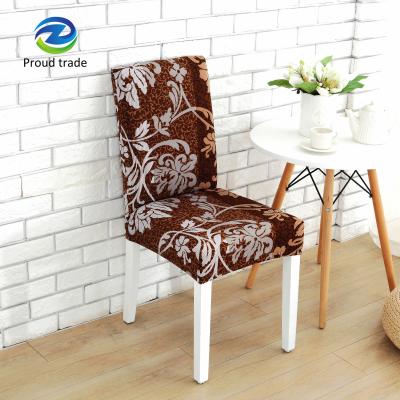 China Durable Universal Cheap Chair Cover Printed Half Seat Cover For Sale for sale