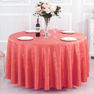 China Wrinkle Visa Free Wholesale Fabric Coral Wedding Table Cover for sale