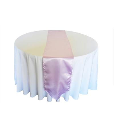 China Durable Cheap Elegant Wedding Satin Table Linen Table Runner for sale