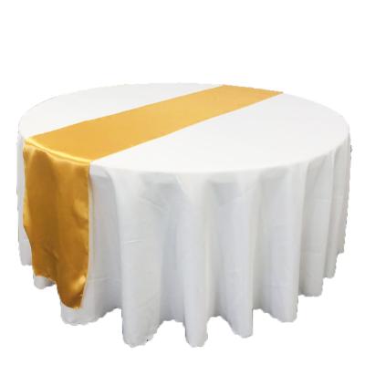 China Cheap price comfortable with good quality satin table runners for weddings round tables table runners for sale