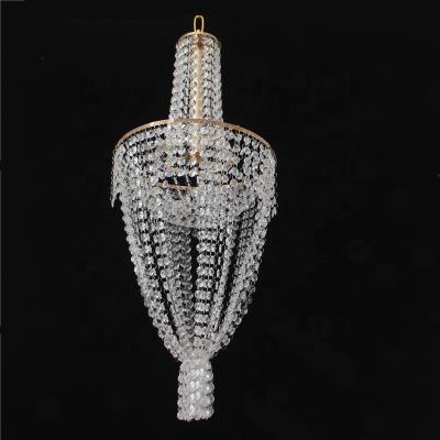 China Hotel Crystal Flower Vase Candlestick Road Lead For Wedding Party Lounge for sale