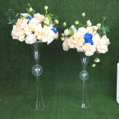 China Wedding Vases Wedding Table Centerpiece Crystal Flower Stands For Wedding for sale