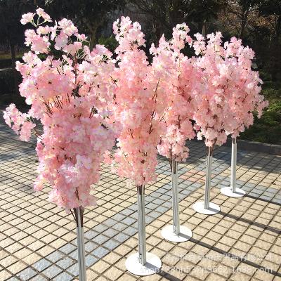 China Road Guide Artificial Flower Waterproof Wedding Sukura Tree for sale