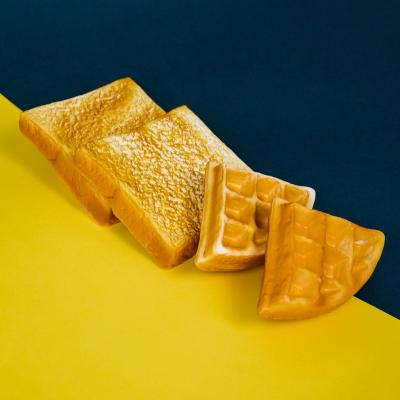 China China Waffle Food Model Parts Artificial Toast Accessories Chinese Wholesale Manufacturer for sale