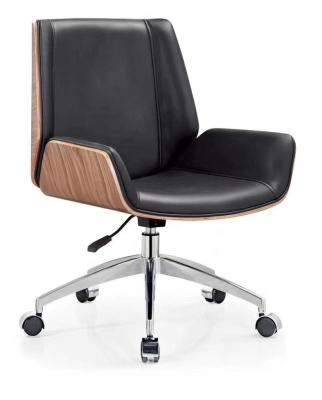 China Adjustable Swivel (Height) Professionally Made Mesh Office Chair Leather Leather Chair for sale