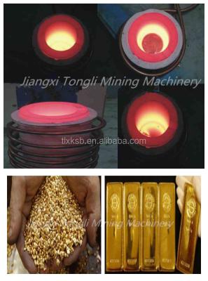 China For Metal Induction Melting Furnace Small Gold Refining Mineral Smelting Machine for sale