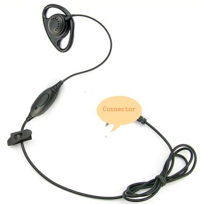 China In-Ear Hearing Aid Earphone Walkie Talkie With Spiral Cable Acoustic Earphone Hot Selling for sale