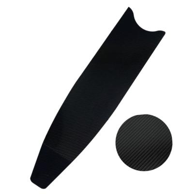 China scuba & free diving custom 100% carbon fiber spearfishing glossy carbon blade fins for sale