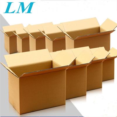 China Recycled Materials Accept Custom Industrial Tuck Top Corrugated Postage Brown Packing Box for sale