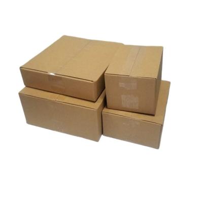 China Recycled Shipping Folding Shipping Boxes Corrugated Paper Packaging Materials Underwear Clothing Materials Black Color Courier Box for sale