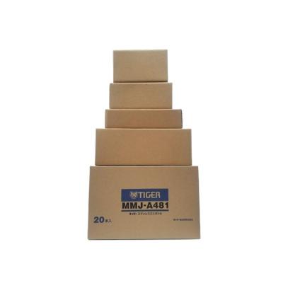 China Recycled Materials Custom Corrugated Shipping Cartons Plain Brown Box With Logo for sale