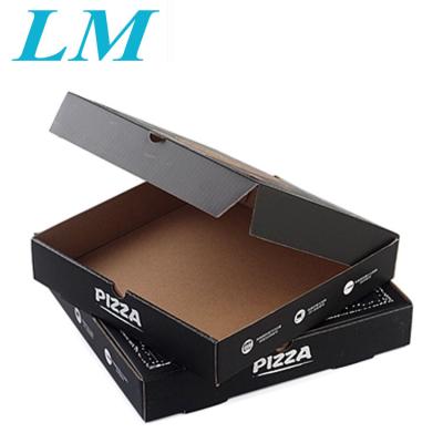 China Recyclable Corrugated Packaging Box Pizza Paper Box With Custom Logo for sale